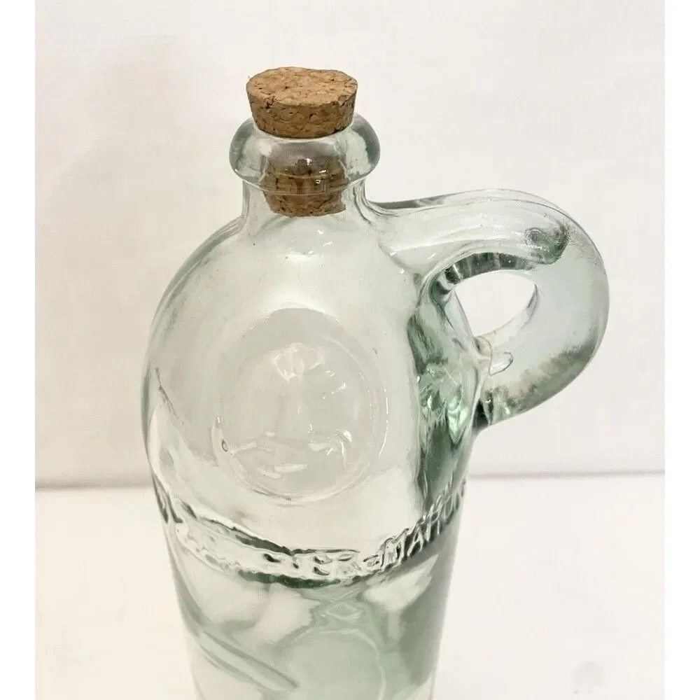 Vintage Gin Xoriguer-Mahon Menorca Bottle Clear Handle Collectable Jug Bottle